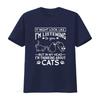 Cat Lover Cute Cats Owner T Shirt Vintage Washed Breathable Streetwear Unisex Fashion Designer Clothes Homme