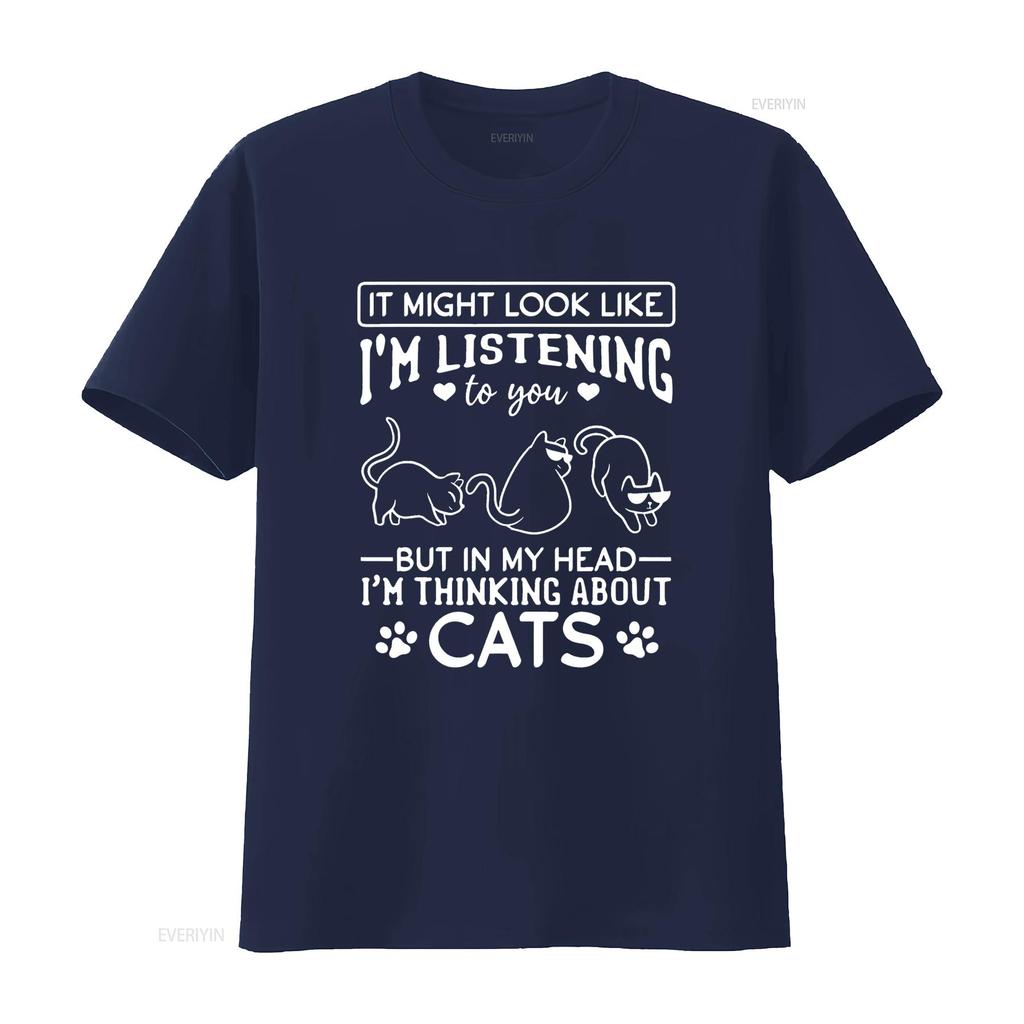 Cat Lover Cute Cats Owner T Shirt Vintage Washed Breathable Streetwear Unisex Fashion Designer Clothes Homme