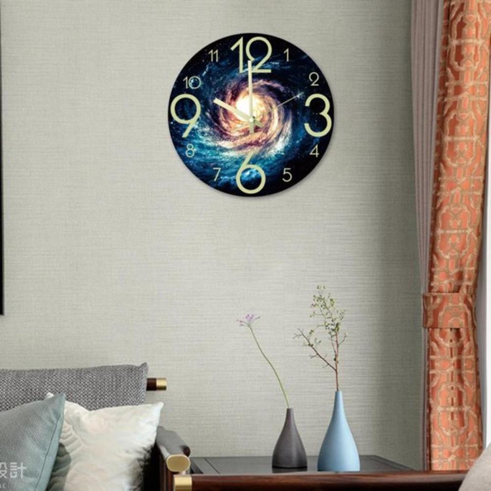 Living Rooms Wall Clock Silent Sweep Movement Study Room
