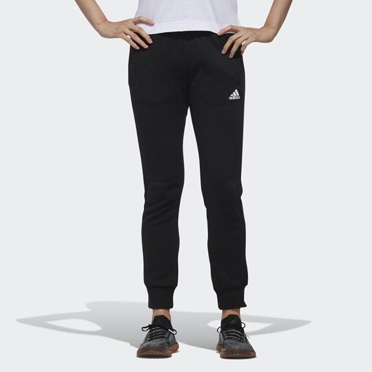 Adidas Running Tapered Knit Sports Pants Women Bottoms Black DW5729