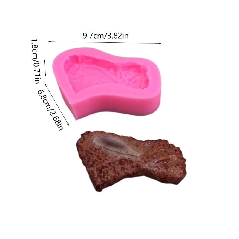 Silicone Mousse Molds Cake Moulds Meat Shaped Dessert Molds Chocolate Molds Cake Decorating Tool for Kitchen Bakings