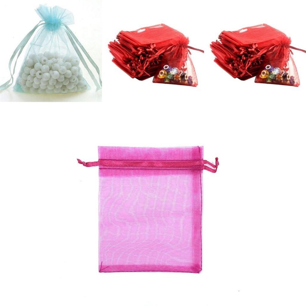 Beautiful And Practical Set Of 10 Organza Bags For All Your Gift Packaging Needs