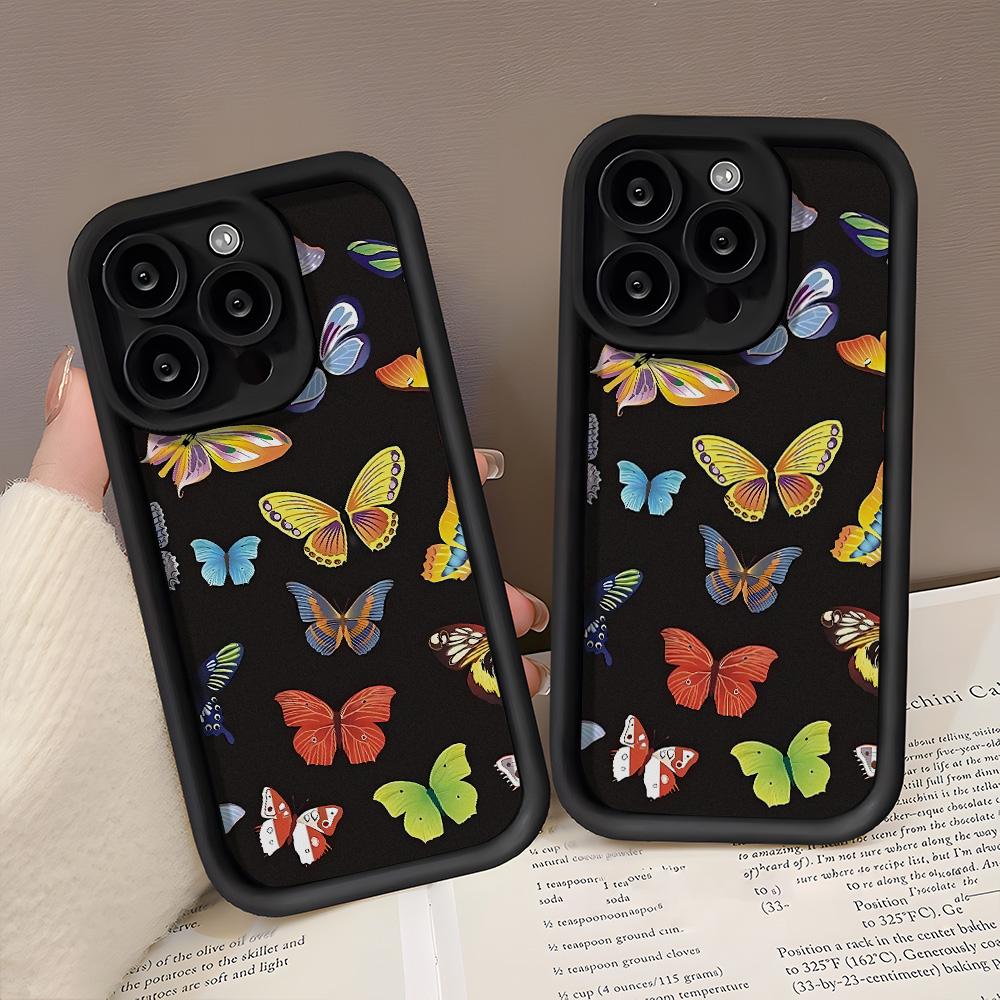 Telefonveske for iPhone 11 13 12 14 15 16 Pro Max 7 8 Plus XR XS Max Samsung A55 S24 S23 A02S Redmi 9 13C 9A 10 A3 OPPO A15S A16 A17 A18 A38 A53 A54 A31