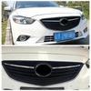 ABS Chrome Front Center Mesh Grille Grill Radiator Strips Decor Cover Trim Accessories For Mazda 6 Sedan / Wagon 2013 2014 2015