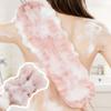 Reusable Back Exfoliating Scrubber 2in1 Bubble Bath Balls Scrubbing Back Strap  Household Use