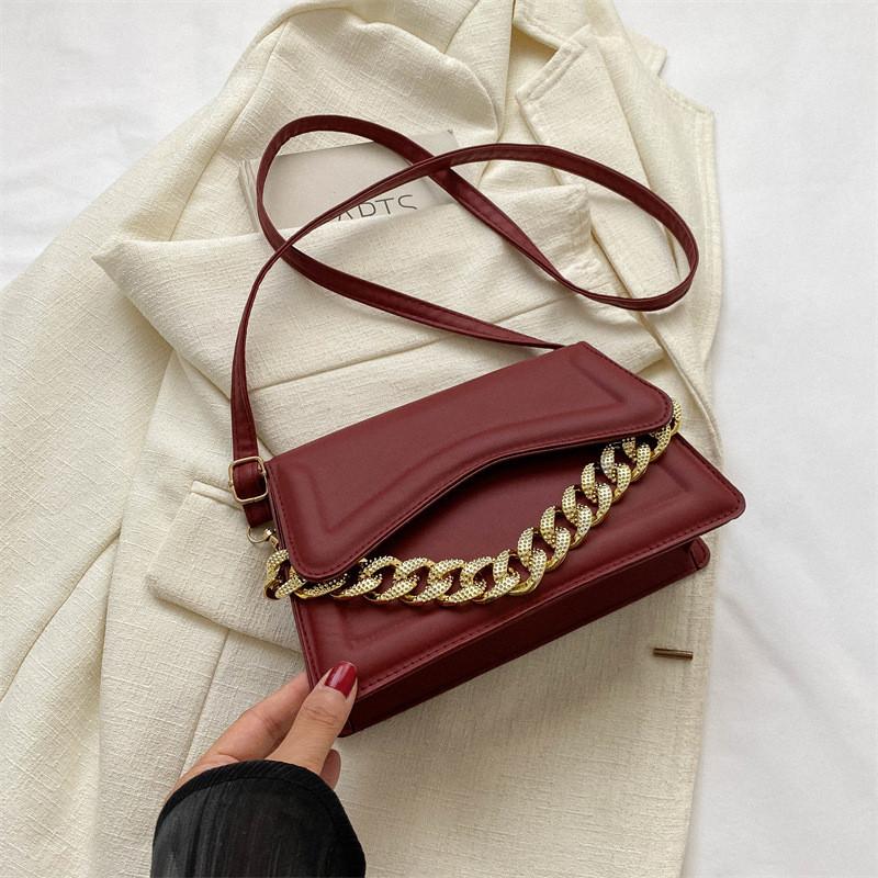 Stylish Autumn New Small Square Shoulder Bag In Vintage Design For Trendy Use