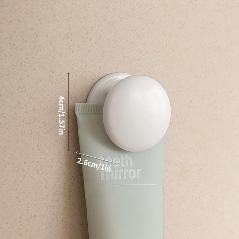 1 Wall Mounted Toothpaste Clip, Non-Punching Wall Mounted Facial Cleanser Squeezer, Bathroom, Bathroom, Wall Storage Clip