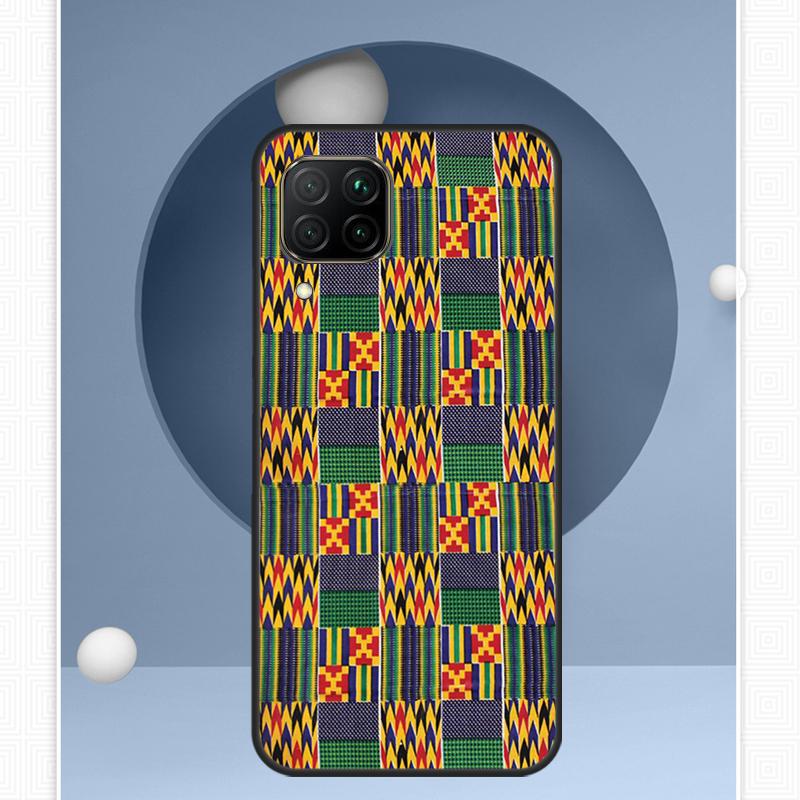 

African Prints Fabric For Huawei Nova Y91 Y60 Y70 Y72 Y90 Y61 12s 12i 11i 8i 10 9 SE P20 P40 Lite P30 P60 Pro Case Huawei P40 Lite 4G