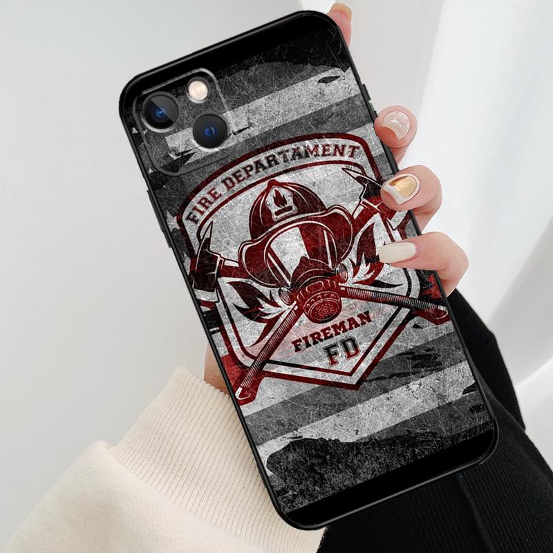 Firefighter Heroes Fireman Phone Case For iPhone 17 Pro Max 15 14 13 11 12 16 Pro Max mini 15 16 Plus 16e 17 Air Cover