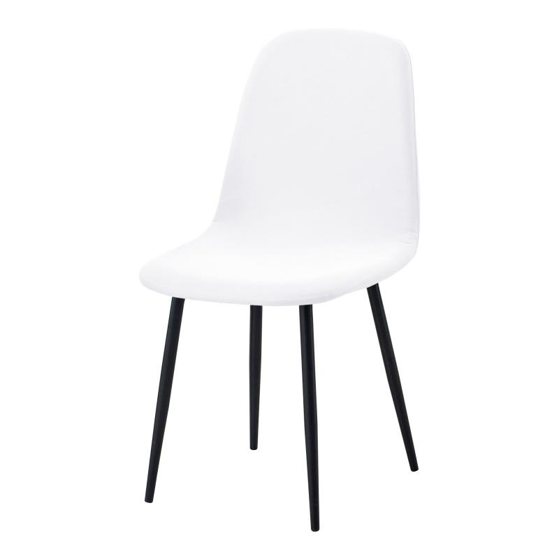 1pc Solid Color Shell Chair Cover Short Back Dining Chair Covers Anti-dirty All-inclusive Seat Slipcover for Home Wedding Decor
