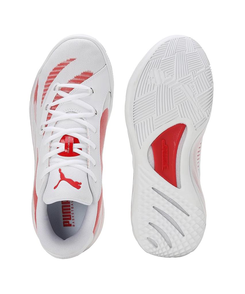 Basketbalové boty NITRO TEAM 379081 2025 Barva All Time Red cm [PUMA] ALL-PRO Jaro/Léto Bílá/Pro (04) 30,0