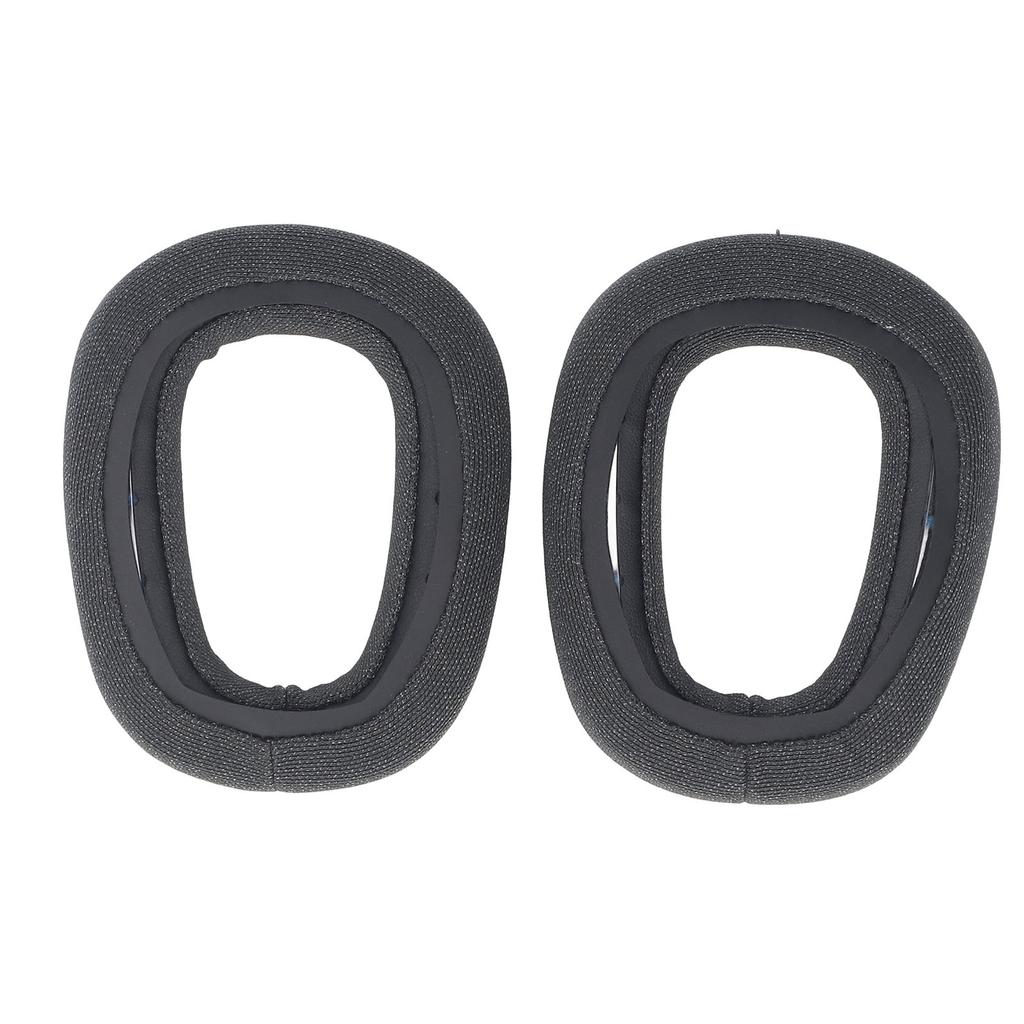 2pcs Replacement Ear Pads Professional Noise Insulation Breathable Cotton Linen Fabric Memory Foam Soft Comfortable Ear
