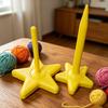 3D Printed Yarn Spinner Smooth Rotating Yarn Holder Cute Star Tangle-Free Yarn Spinner for Crocheting Knitting Lovers