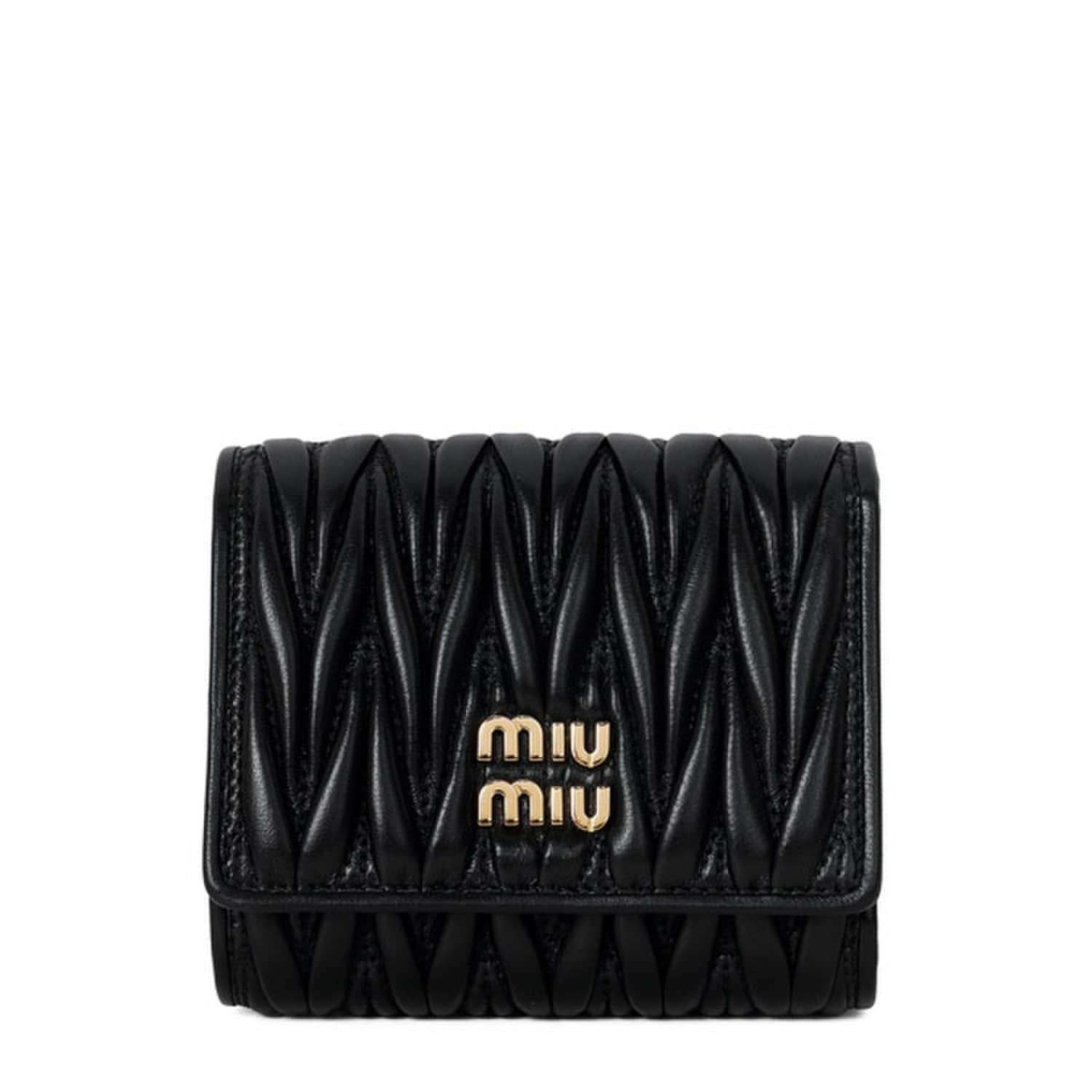 [Miu Miu] 26SS Black Matelassé Small
