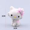 Sanrio 4Cm Figure Hello Kitty Cat Elves Keychain Anime Doll Kawaii Diy Decoration Christmas Gifts For Proposal Girl Children