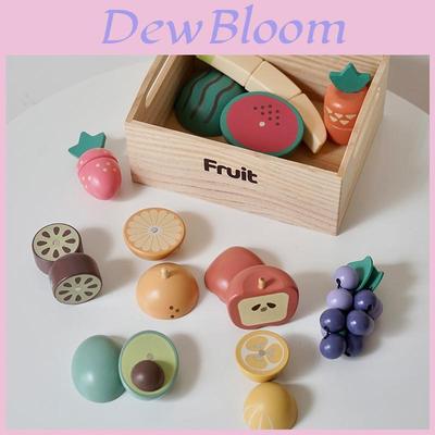 Wooden Childrens Magnetic Fruit And Vegetable Play Set For Imaginative Kitchen Play