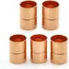5Pcs Copper Connector Gold Adapter Strong Straight Coupling Copper Fitting  Home