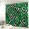 Green Plant Plantain Leaf Curtain Cloth Bedroom Living Room Balcony Blackout Curtain Office Hotel Thermal Insulation Curtain