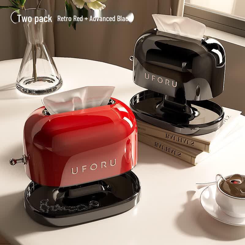 LIEI Luxury Retro Desktop Tissue Box