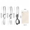 Abay 304 Stainless Steel Folding Cutlery Set