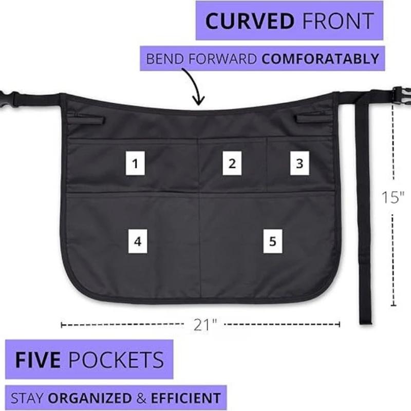 Beauty Salon Apron With Pockets Woman Man Barber Professional Hairdresser Apron Material Barber Hair Stylist Barista Accessories