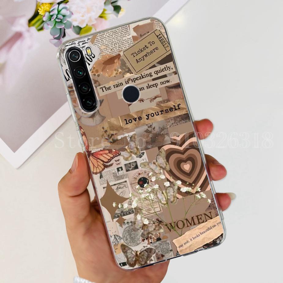For Xiaomi Redmi Note 8 Case Redmi Note 8T Clear Silicone Soft Slim Phone Case For Xiaomi Redmi Note 8 Pro Note8 Back Cover Capa