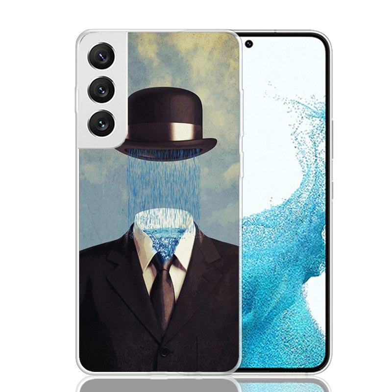 Rene Magritte Art Phone Case For Samsung Galaxy S26 Ultra S23 S24 S25 Edge S20 FE S21 S22 Plus Soft Print Shell Cover Fundas Gal