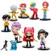 Chelfonds KPop Demon Hunters 10-Piece Figure Set, Multicolor Anime Collectible Models, Desktop Display Gift