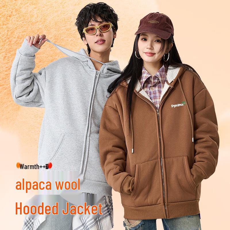 Baleno Men's Fleece Hooded Zip-Up Jacket