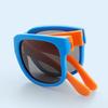UV400 Foldable Polarized Lens Kids Sunglasses Lovely Square Frame Boys Girls Sunglasses Fashion Accessories