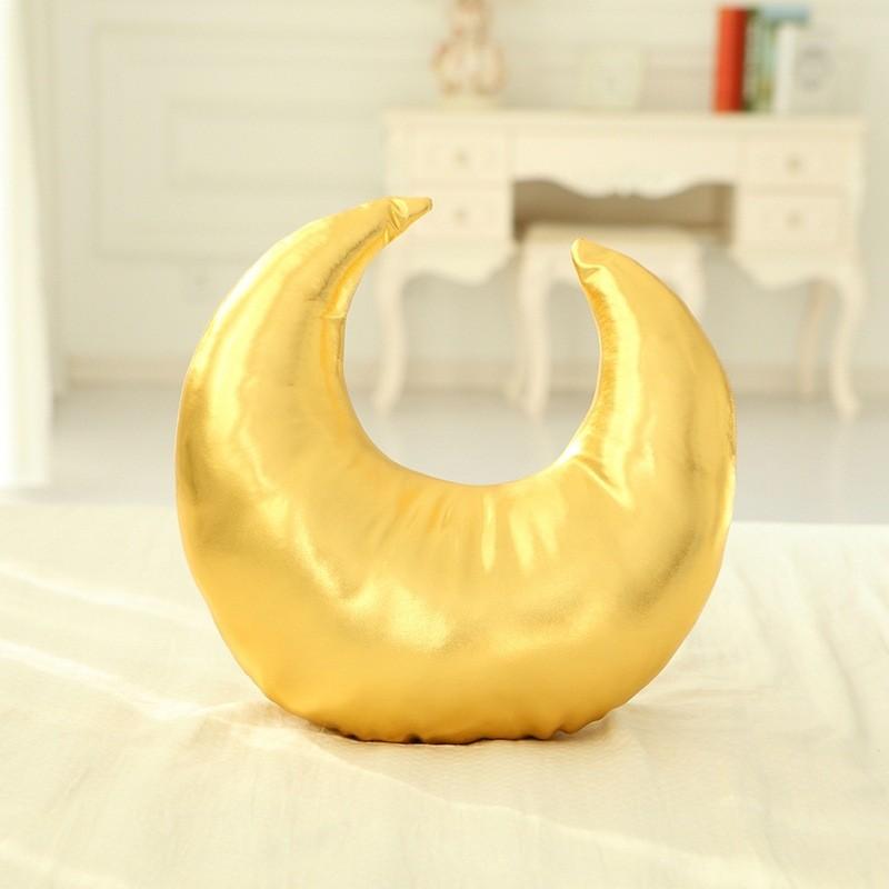 Gold Red Silver Heart Moon Star Cushion Pillow For Sofa And Room Decoration