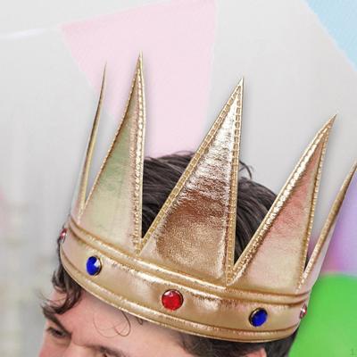 Kapelusz na przyjęcie urodzinowe Korona dla dzieci Król Słodka opaska na głowę Szczęśliwe dekoracje na ciasto