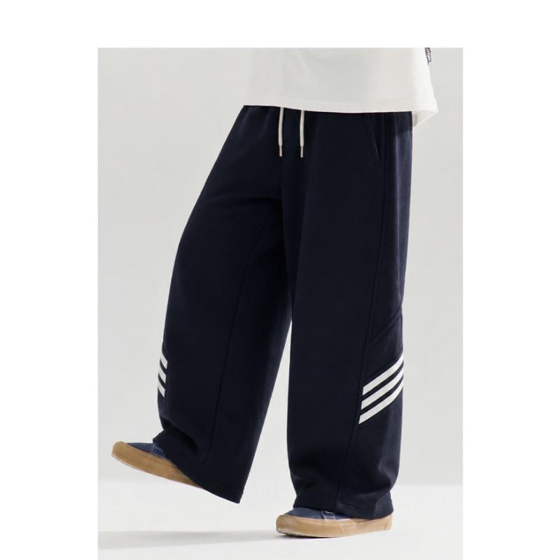Boys Color Block Straight Leg Casual Pants Big Kids Spring Autumn Trousers
