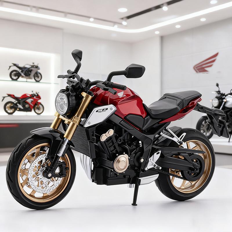 1/12 Honda CB650R E-Clutch Legierung Druckguss Motorrad Modell Fahrzeug Sammlung Ton und Licht Off Road Autocycle Spielzeug Auto