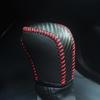 Leather Gear Shifts Knob Protector Car Gear Knob Sleeve Auto Shifters Knob Cover Vehicle Accessories Suitable for Vehicle
