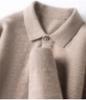 2025 Herren 100% Wolle Revers Pullover: Modische, Warme, Lässige Strickwaren für Herbst/Winter