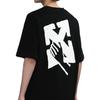 Off-White Hand Arrow Slim T-Shirt Black/White Men Tops OMAA027S23JER0071001