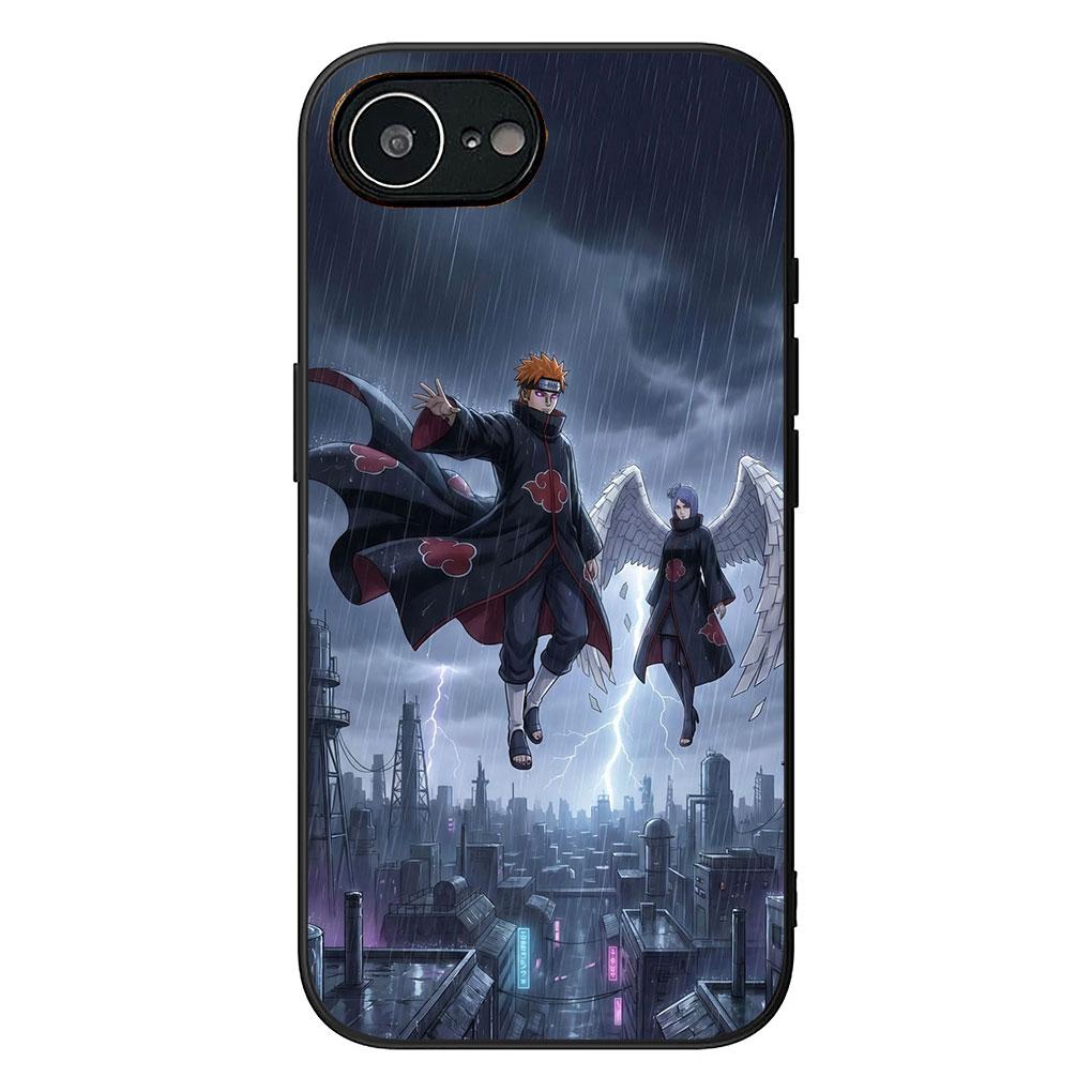 konan Narutos Pain Akatsuki Casing Phone Cover for Apple iPhone 17 16 14 15 Pro Max Plus 15+ 16E XR ProMax Air 16+ Soft Case