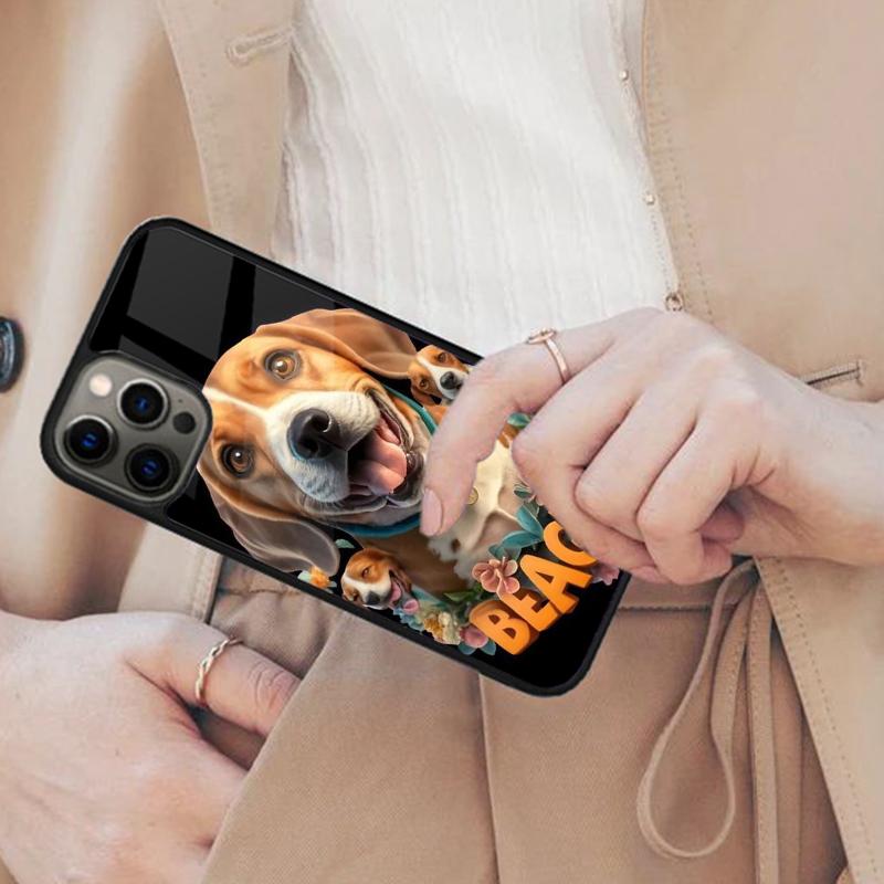 The Beagles Funny Cartoon Dog Magnetic Phone Case For APPLE iPhone 17 Air 16 14 13 12 Pro Max 15 Plus Wireless MagSafe Cover