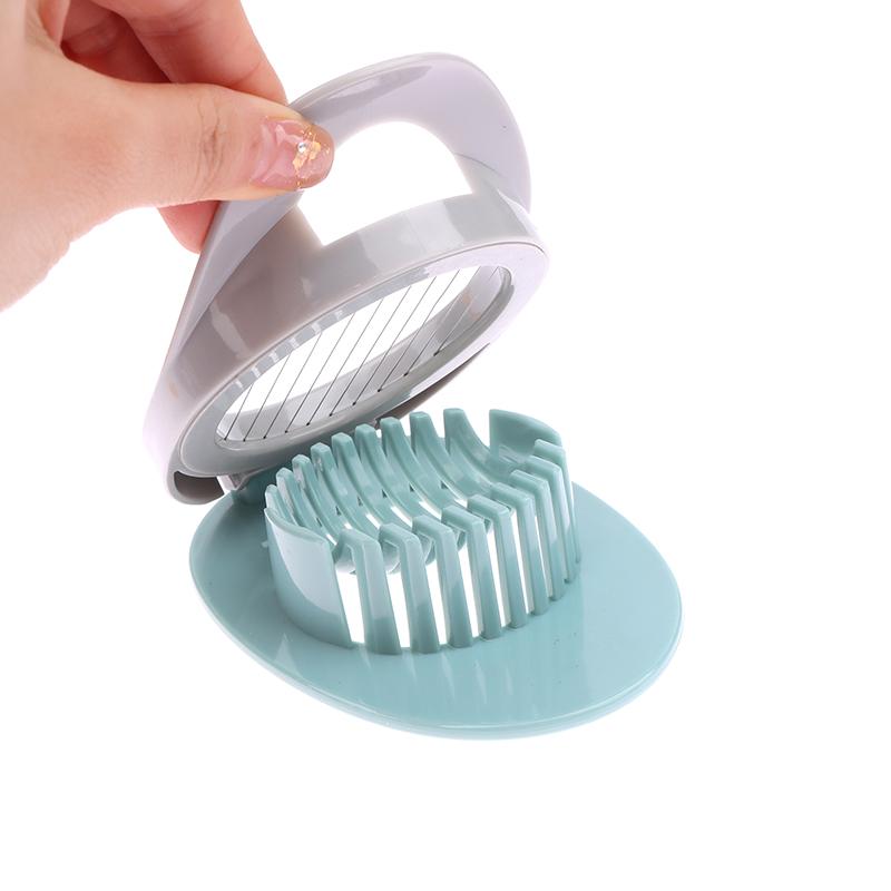 1Pc Multipurpose Stainless Steel Wire Egg Slicer For Hard Boiled Eggs Metal Egg Cutter Fruit Garnish Slicer Kitchen Gadgets