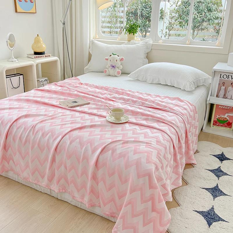 New Grade A 100% Bamboo Cooling Blanket Skin-friendly Breathable Summer Duvet Pure Natural Plant Coolness Air Conditioning Quilt