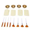 16-teiliges Kosmetik-Set für Gesichtsbehandlungen Kleines Schälchen Fächer Flacher Pinsel Haarreif Damen Gesichts-Mischset