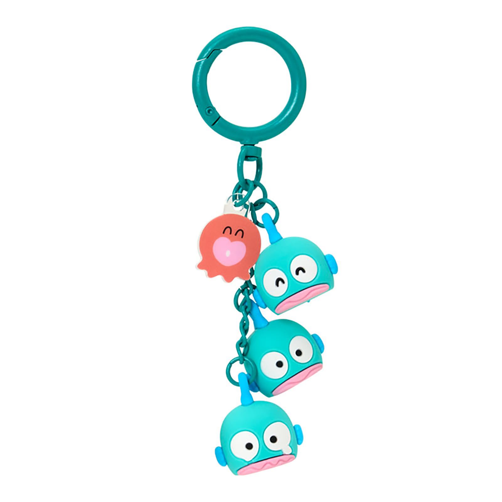 Sanrio Keychain Funny Face Hangyodon 753319 (Hangyodon & Badtz-Maru Design)