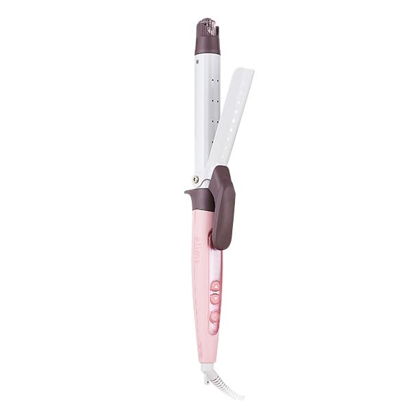 Tescom Hair Iron, 26mm, International Compatible, Steam, Temperature Control/Lock/Memory, Auto-Off, Easy-Disconnect Plug, Melty Pink, TM452A-P
