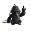 Middle Finger Animal Keychain Wolf Cow Pig Tiger Elephant Shape