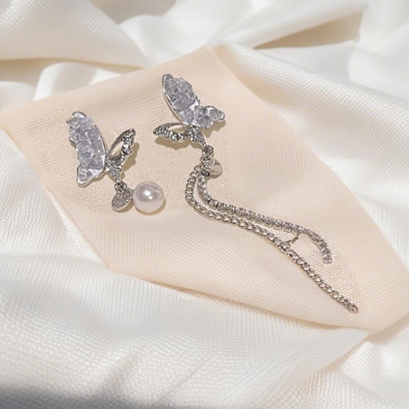 Boucles d'oreilles à longues pampilles pour femmes, style coréen Dongdaemun, design original, boucles d'oreilles polyvalentes