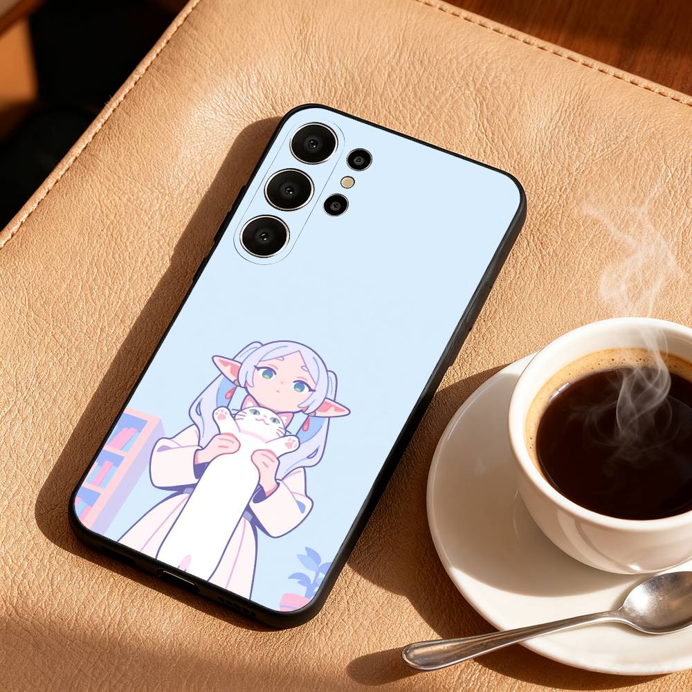 S-Sousou No F-Frieren Phone Case For Samsung S26,S25,S24,S21,S22,S23,S30,Ultra,S20,FE,Lite,10,9,Black Cover