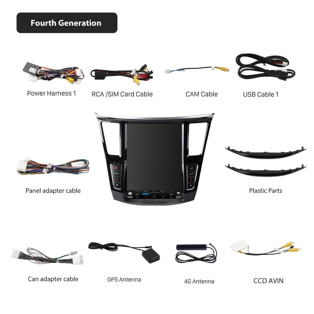 2014-2020 Infiniti QX60/JX35 Bluetooth CarPlay Android Navigation System