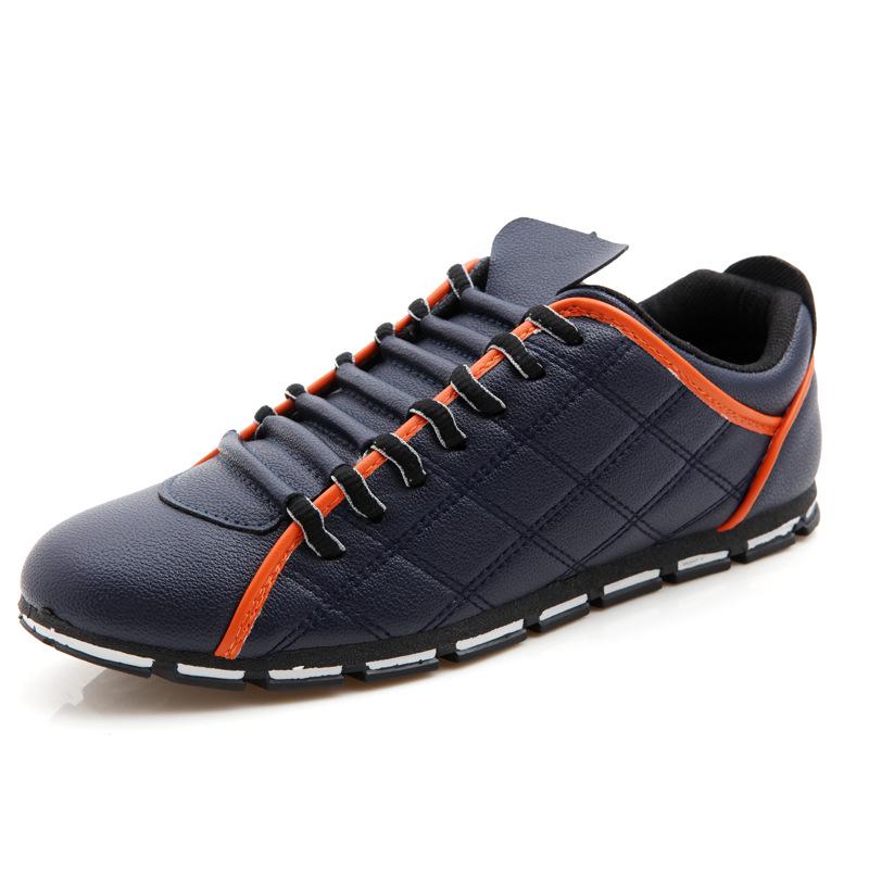 Fashion Fashion High Quality Brand Men Casual Shoes Round Toe Lace Up Rubber Male Sneakers Flat Casual Shoes Drop Shipping