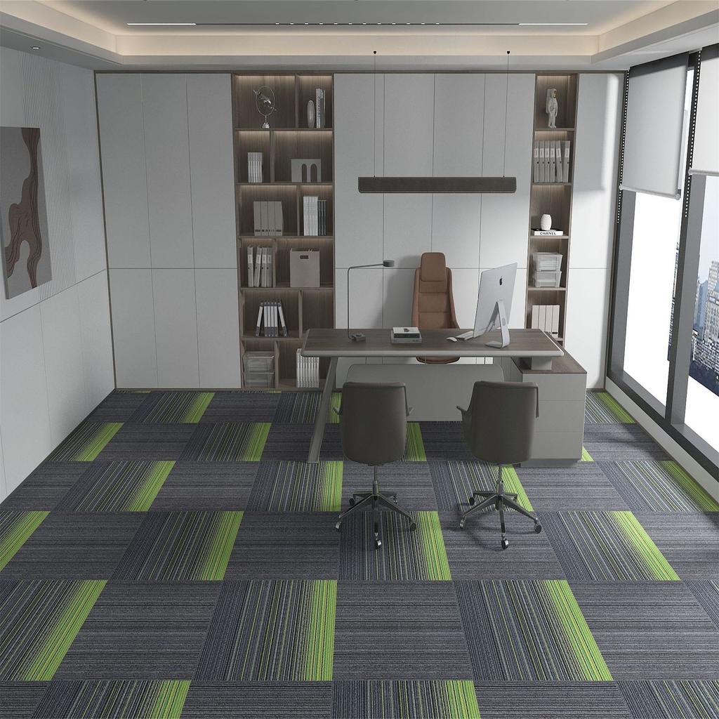 Office Carpet Splicing Square Billiard Hall Bedroom Engineering Room Floor Mat Commercial Pvc Hotel Floor Mat